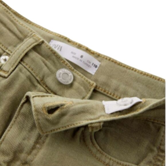 ZARA Kids | Green | THE NEW CARGO JEANS - Picture 3 of 6